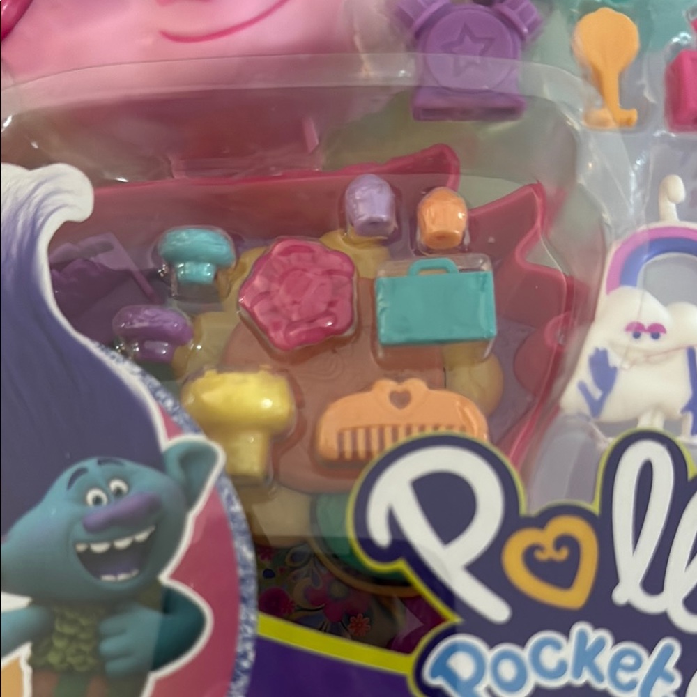 Mattel Polly Pocket Trolls  Doll Set with Accessories - Picture 3 of 8